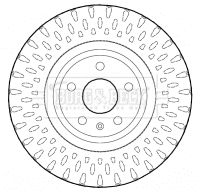 BORG & BECK Тормозной диск BBD4624